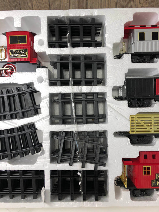 used FAO Schwartz 75-Piece Motorized Train Set