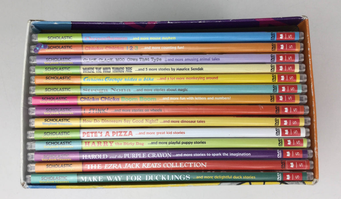 used Scholastic Read Along DVD Set