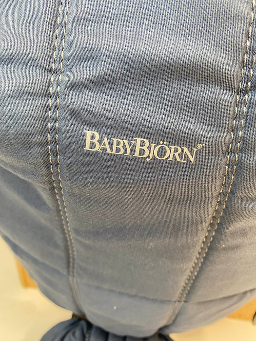 Shop BabyBjorn Baby Carrier Mini, Vintage Indigo Cotton at GoodBuy Gear