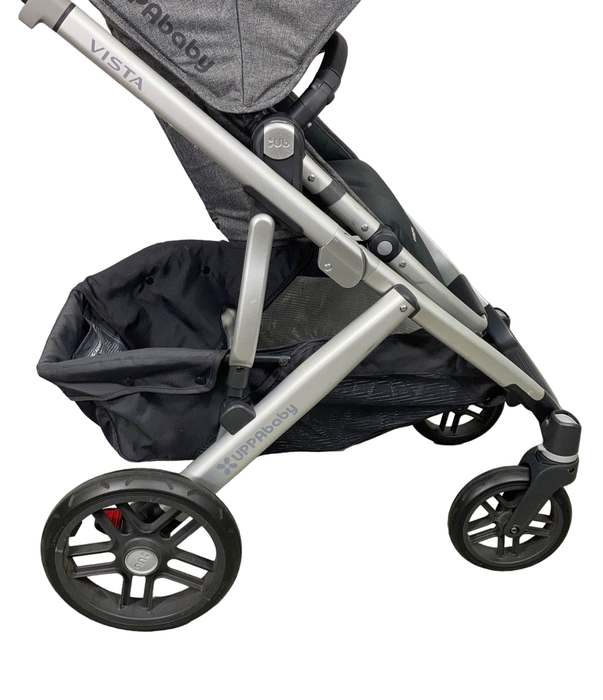 secondhand UPPAbaby VISTA Stroller, Jordan (Grey Melange), 2018