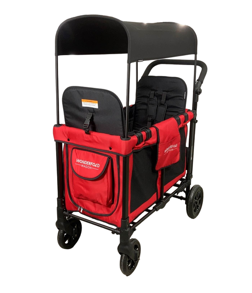 used Wonderfold W2 Original Multifunctional Double Stroller Wagon, 2021, Red