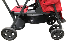 secondhand Joovy Caboose Sit And Stand Tandem Double Stroller, 2022, Red