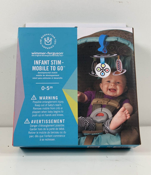 used Manhattan Toy Wimmer-Ferguson Infant Stim-Mobile To Go- HIDDEN NEEDS PHOTOS 6/3