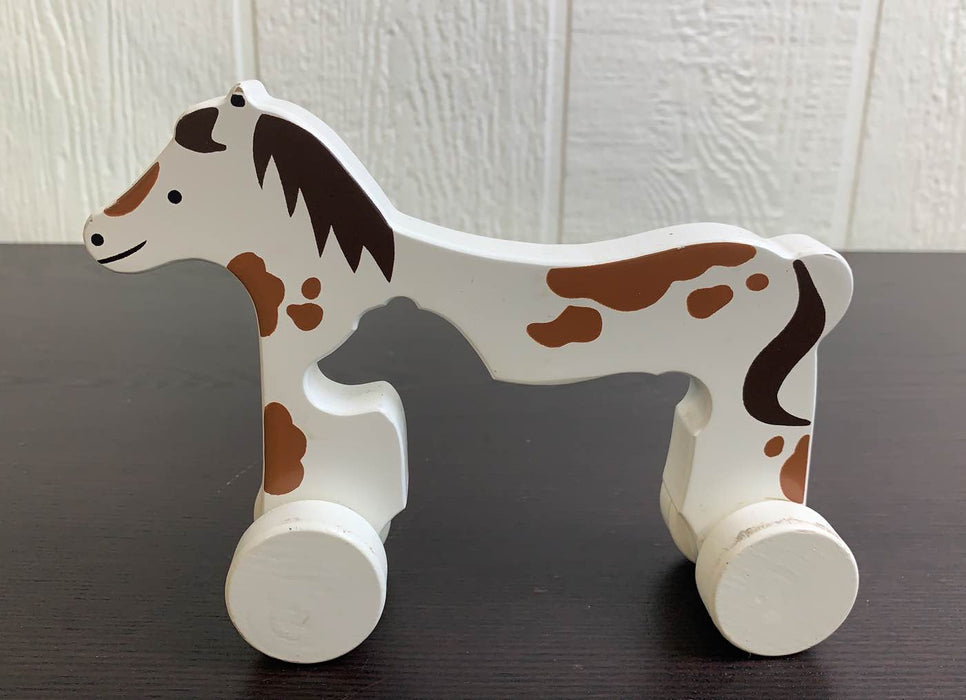 secondhand Jack Rabbit Mommy & Baby Roly Poly Push Pull Toy