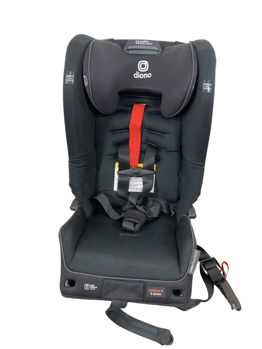 secondhand Diono Radian 3RXT Convertible Car Seat, 2022, Black Jet