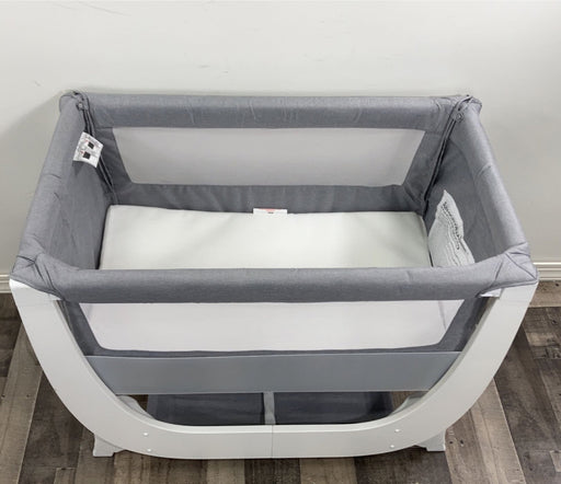 secondhand Beaba Shnuggle Convertible Air Bedside Sleeper Bassinet