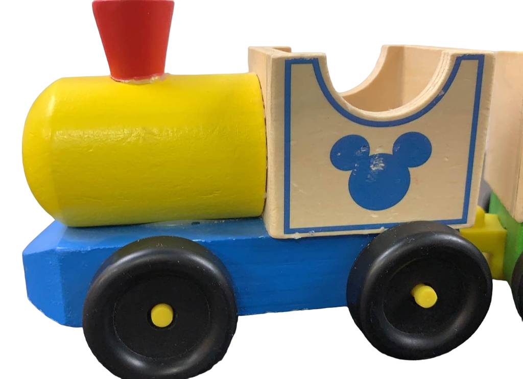 Melissa & Doug Mickey Mouse & Friends Wooden Train Toy