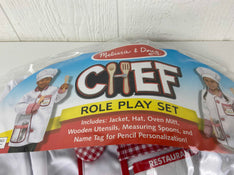 secondhand Melissa & Doug Chef Role Play Costume Set