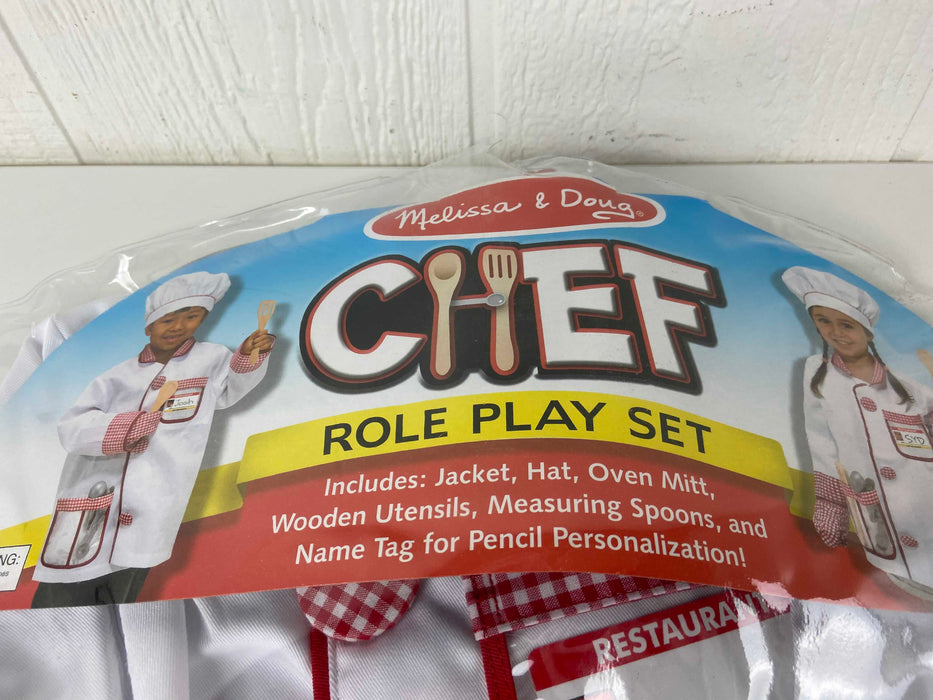 secondhand Melissa & Doug Chef Role Play Costume Set