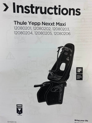 Thule Yepp Nexxt Maxi Easy Fit Child Bike Seat