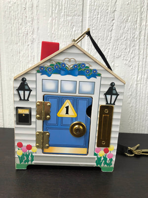 Melissa and doug dollhouse cheap with keys