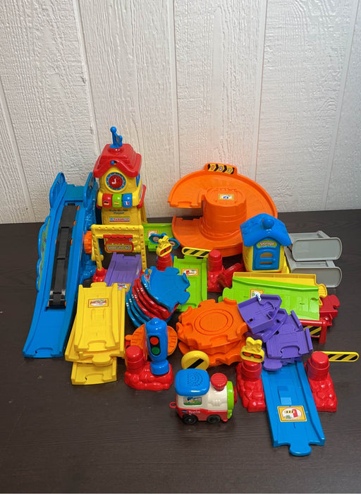 used VTech Go! Smart Wheels Train Station Playset