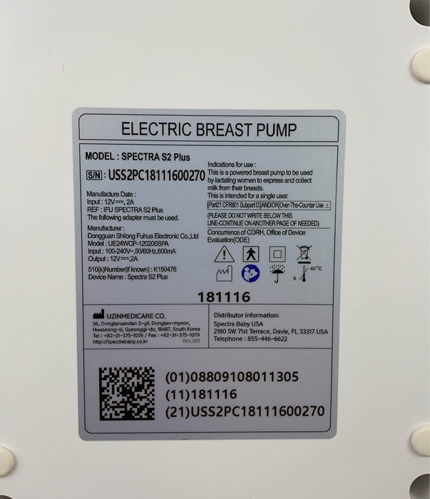 Shop Spectra Baby S2 Plus Electric Breast Pump, Pink at GoodBuy Gear