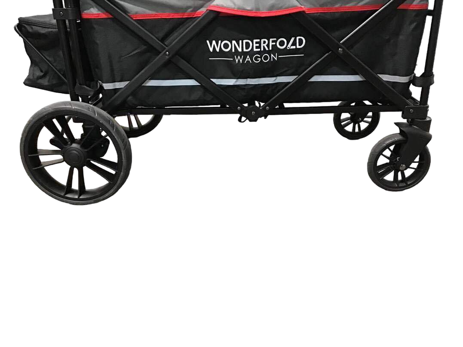 used Wonderfold X2 Push + Pull Double Stroller Wagon, 2021, Black