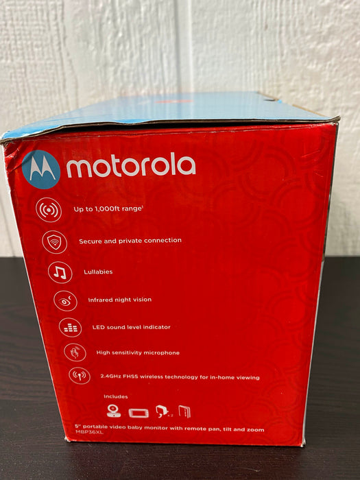 used Motorola 5” Portable Video Baby Monitor