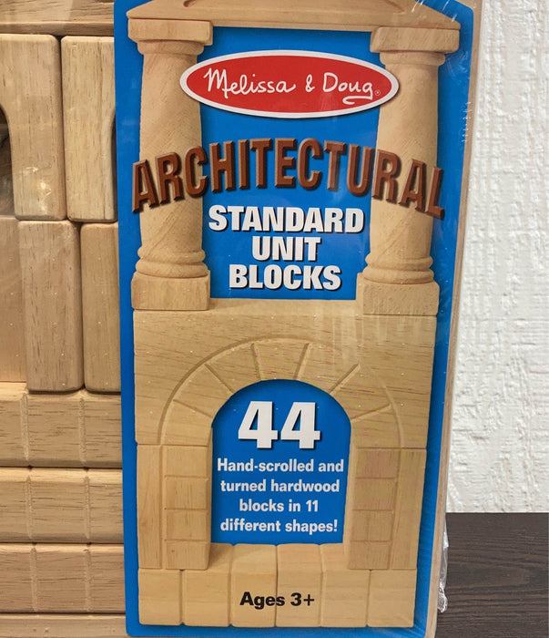 secondhand Melissa & Doug Architectural Standard Unit Blocks