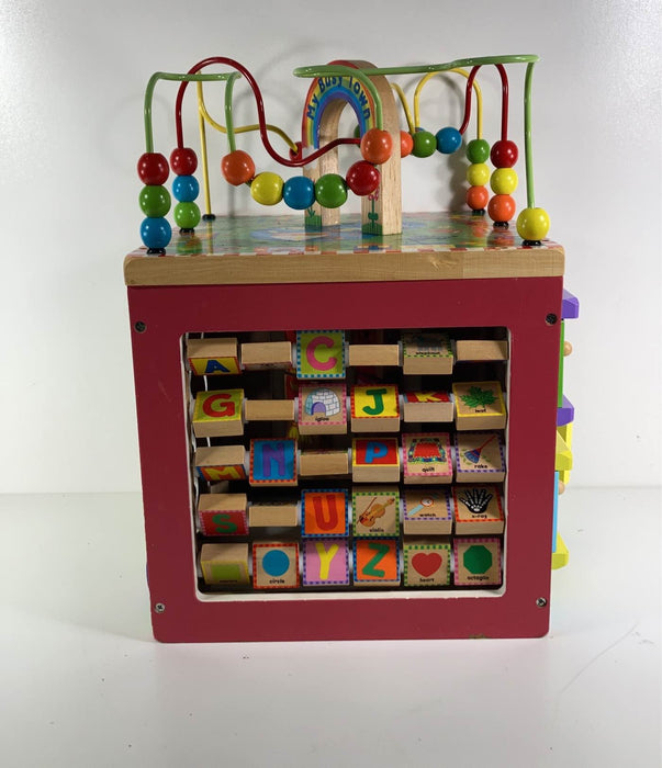 secondhand ALEX Toys Discover My Busy Town Wooden Activity Cube