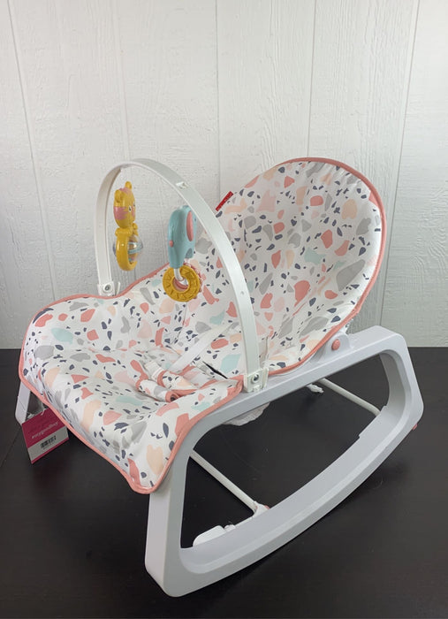 used Fisher Price Deluxe Infant To Toddler Rocker