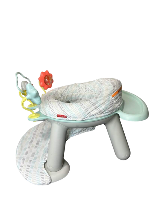 secondhand Skip Hop 2-in-1 Sit-up Activity Baby Chair, Silver Cloud Lining