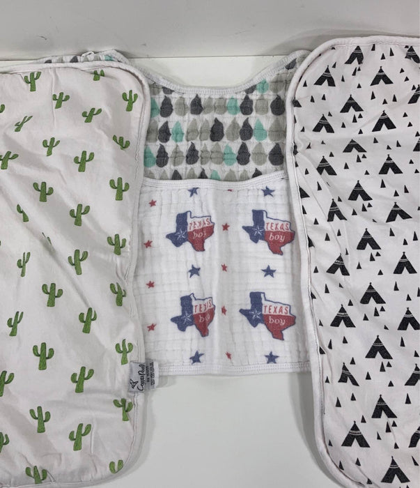 Shop BUNDLE Bibs And Burp Cloths, With Nursing Cover at GoodBuy Gear