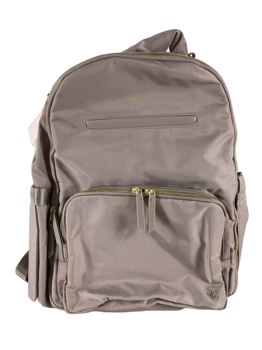 used JuJuBe The Classic Diaper Backpack, Taupe