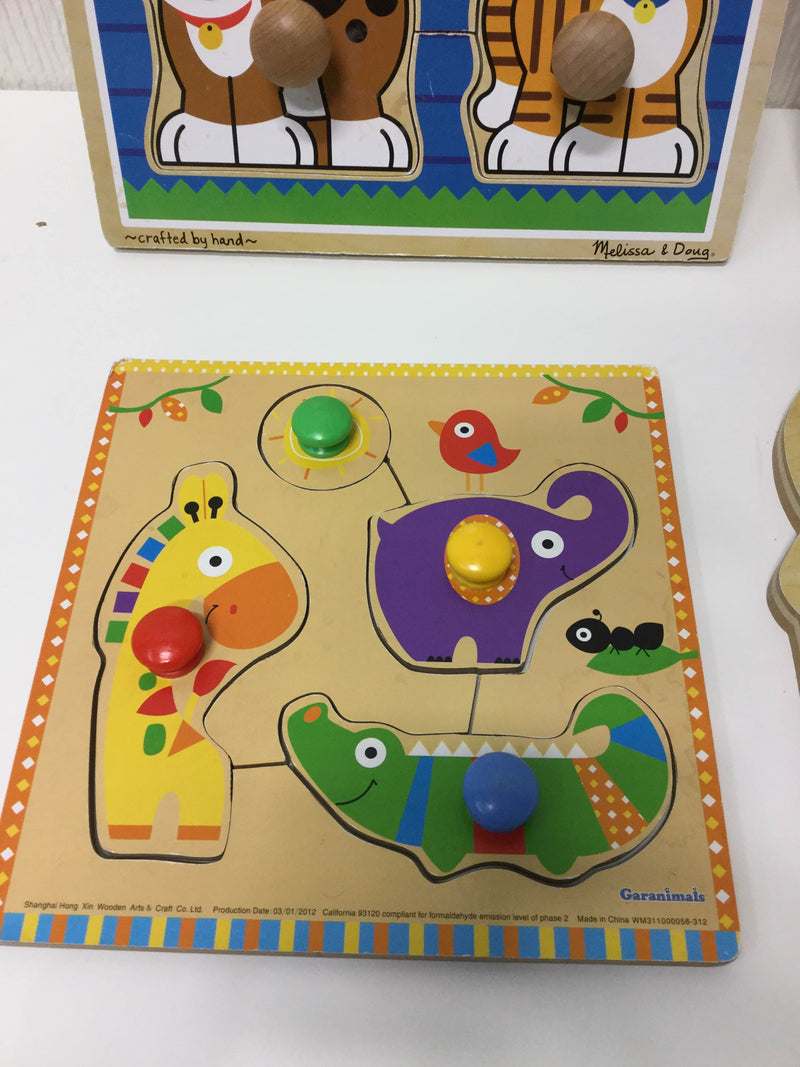 BUNDLE Melissa & Doug Wooden Puzzles
