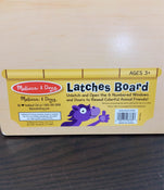 used Melissa & Doug Latches Board