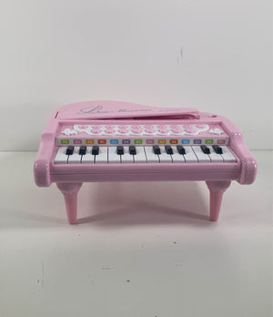 Love&Mini Piano Toy Keyboard for Kids Birthday Gift Age 1+ Pink 24 Keys  Toddler Piano Music Toy Instruments with Microphone