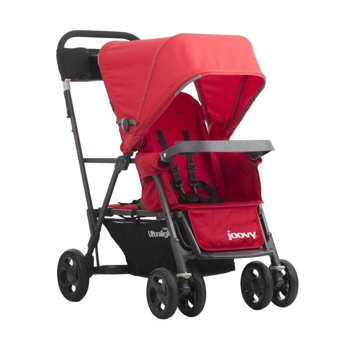 used Joovy Caboose Ultralight Graphite Stroller, 2015, Red