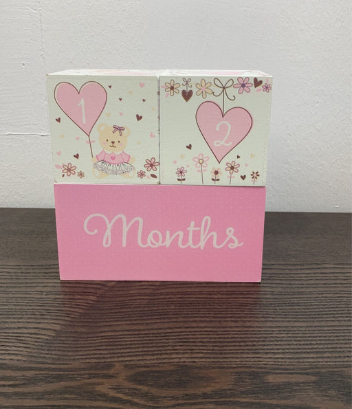 used Little Me Baby Age Blocks