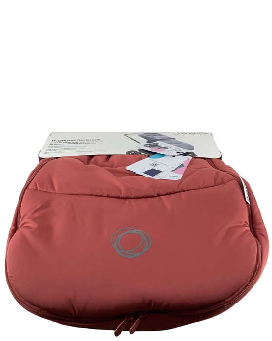 used Bugaboo Footmuff, Sunset Red