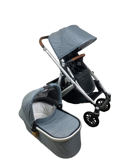 used UPPAbaby VISTA V2 Stroller, 2023, Gregory (Blue Melange)