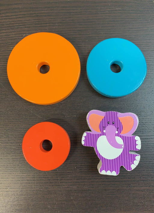 secondhand Melissa & Doug First Play Elephant Rocking Stacker