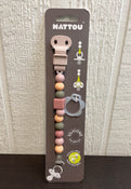 used Nattou Silicone Pacifier Clip