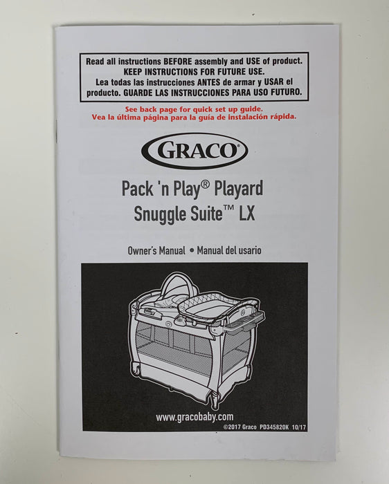 used Graco Snuggle Suite LX Bassinet Changer