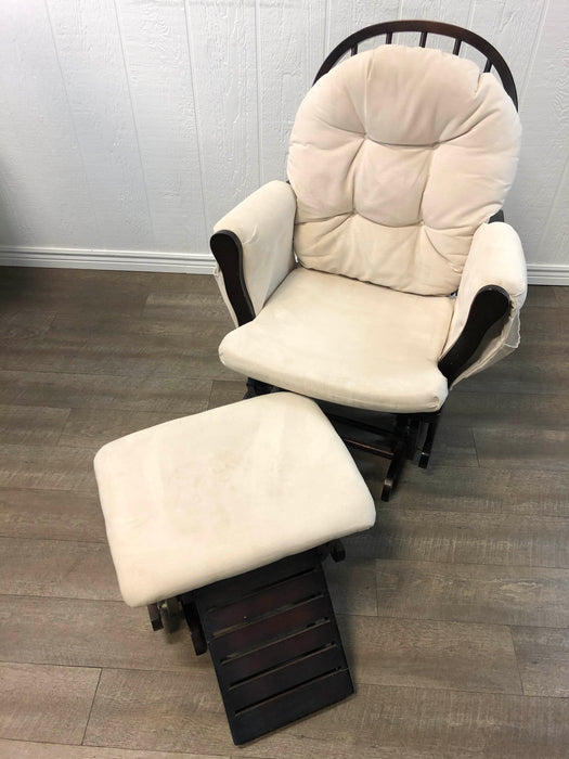 used Stork Craft Cambridge Glider, With Nursing Ottoman