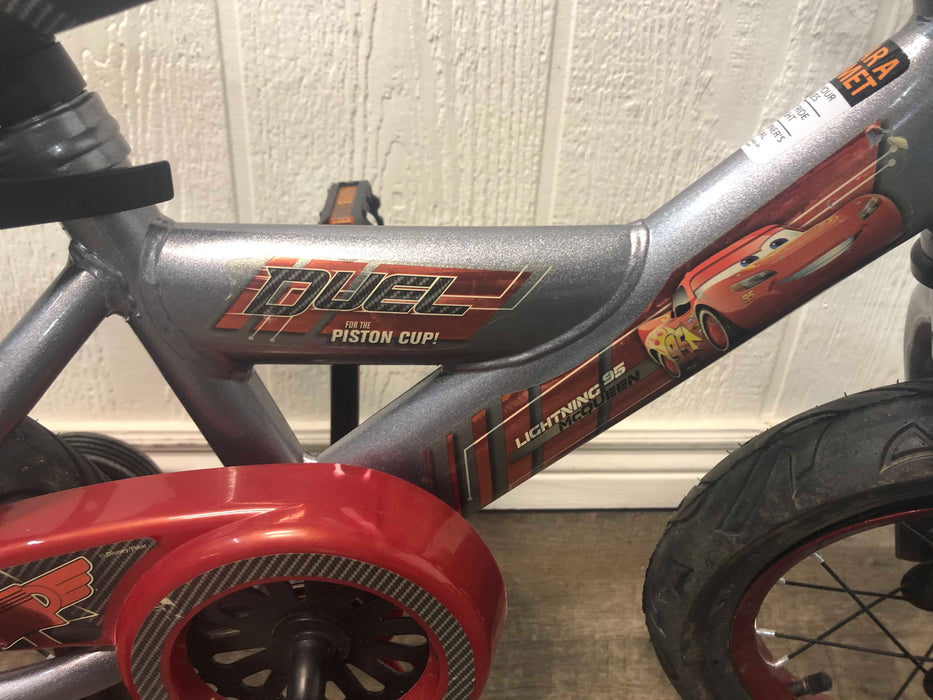 used Huffy Disney Pixar Cars 3 Bike, 12”