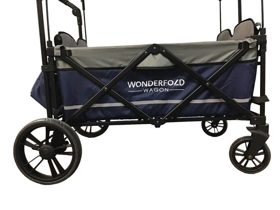 Wonderfold X4 Push & Pull Quad Stroller, 2021, Navy