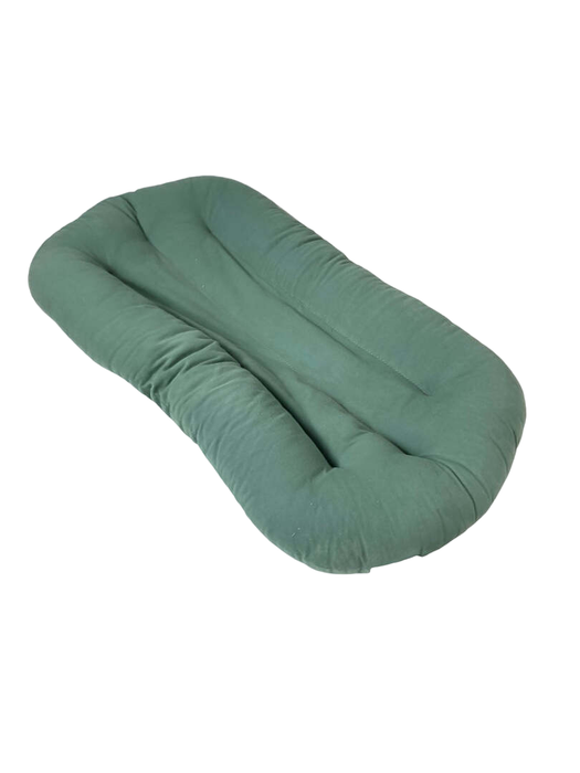 secondhand Snuggle Me Organic Sensory Toddler Lounger, Moss