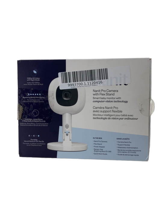 used Nanit Pro HD Nursery Camera with Flex Stand