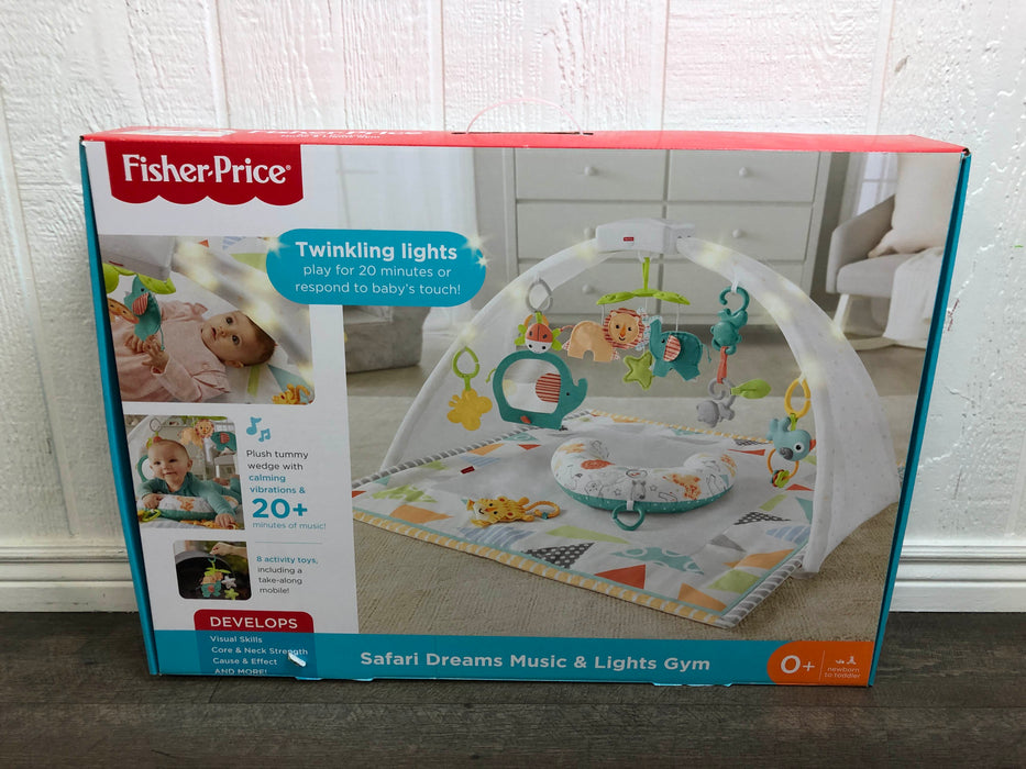 used Fisher Price Safari Musical Light Up Gym