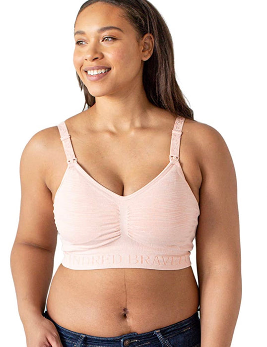 Shop Kindred Bravely Sublime® Hands-Free Pumping & Nursing Bra, X-Large, Pink Heather at GoodBuy Gear