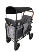 used Wonderfold W2 Luxe Multifunctional Double Stroller Wagon, Charcoal Gray, 2022