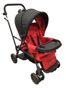 used Joovy Caboose Sit And Stand Tandem Double Stroller, 2022, Red