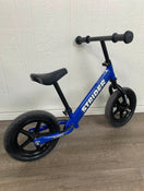 secondhand Strider Balance Bike, Classic 12", Blue