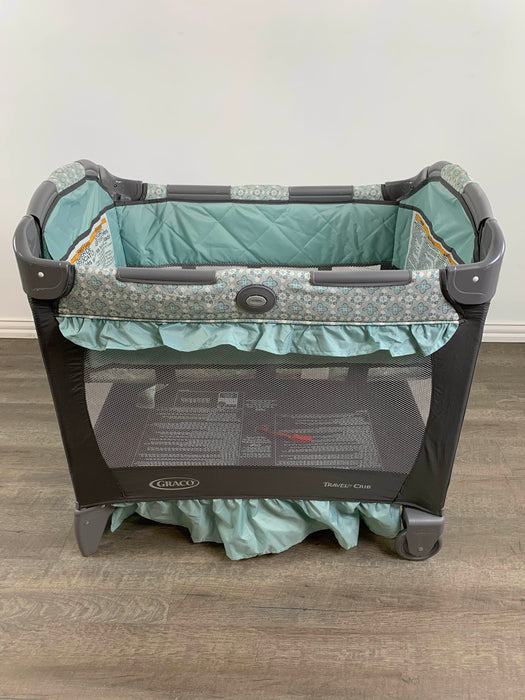 used Graco Travel Lite Crib, With Stages