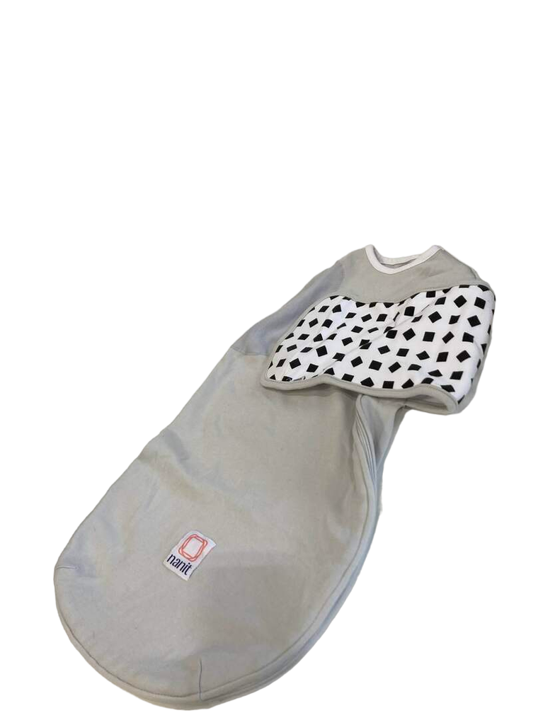 Nanit Breathing Wear Swaddle, Pebble Grey, Large (36m)