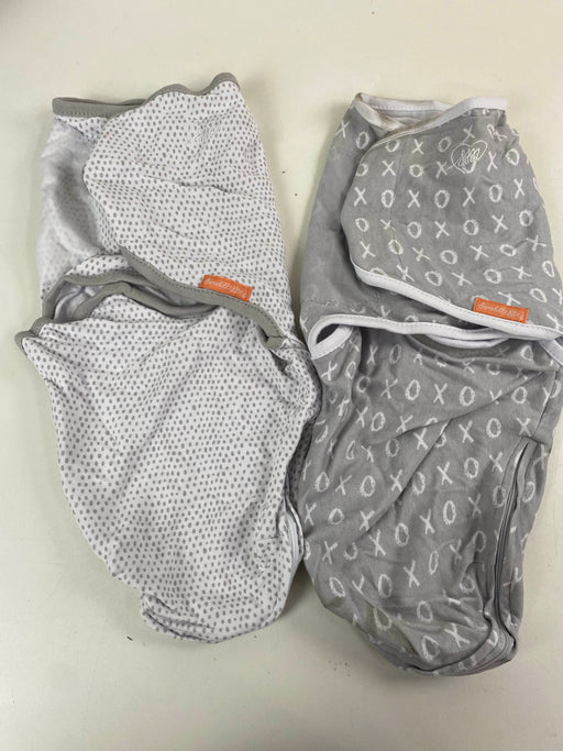 used SwaddleMe Original Swaddle Wrap With Easy Change 2pk, Small/Medium 0-3 months