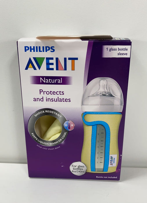 secondhand Philips Avent Glass Bottle Sleeve, 8oz Yellow