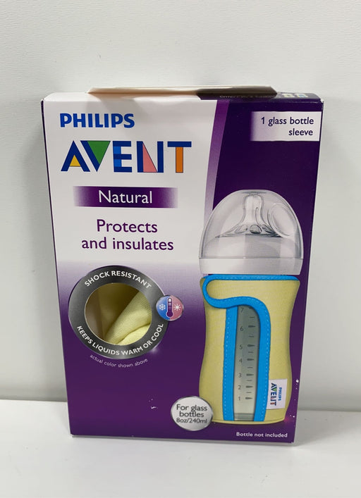 secondhand Philips Avent Glass Bottle Sleeve, 8oz Yellow